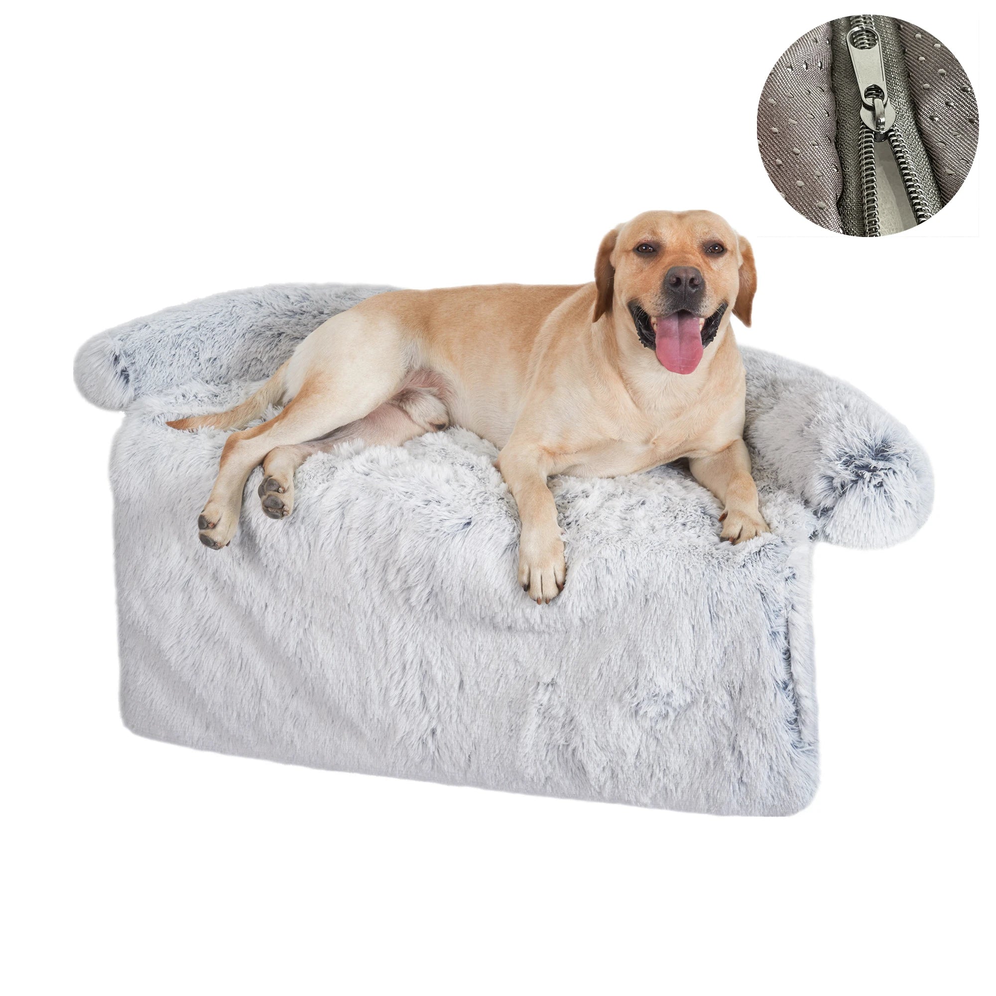 VIP Pet Dog Bed Sofa for Dog Pet Calming Bed Warm Nest Washable Soft  Furniture Protector Mat Cat Blanket Large Dogs Sofa Bed