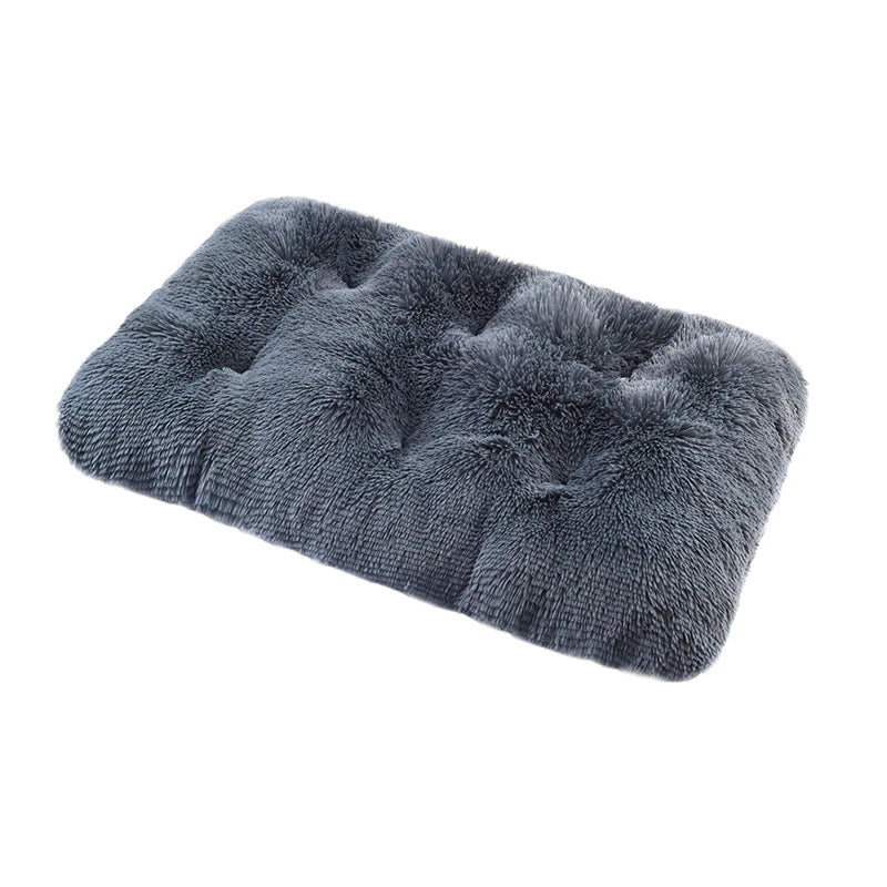 Benepaw  Fluffy Calming Dog Bed Washable Pet Mat Waterproof Anti-Slip Anti-Anxiety Pet Kennel for Large Medium Small Puppy Cats