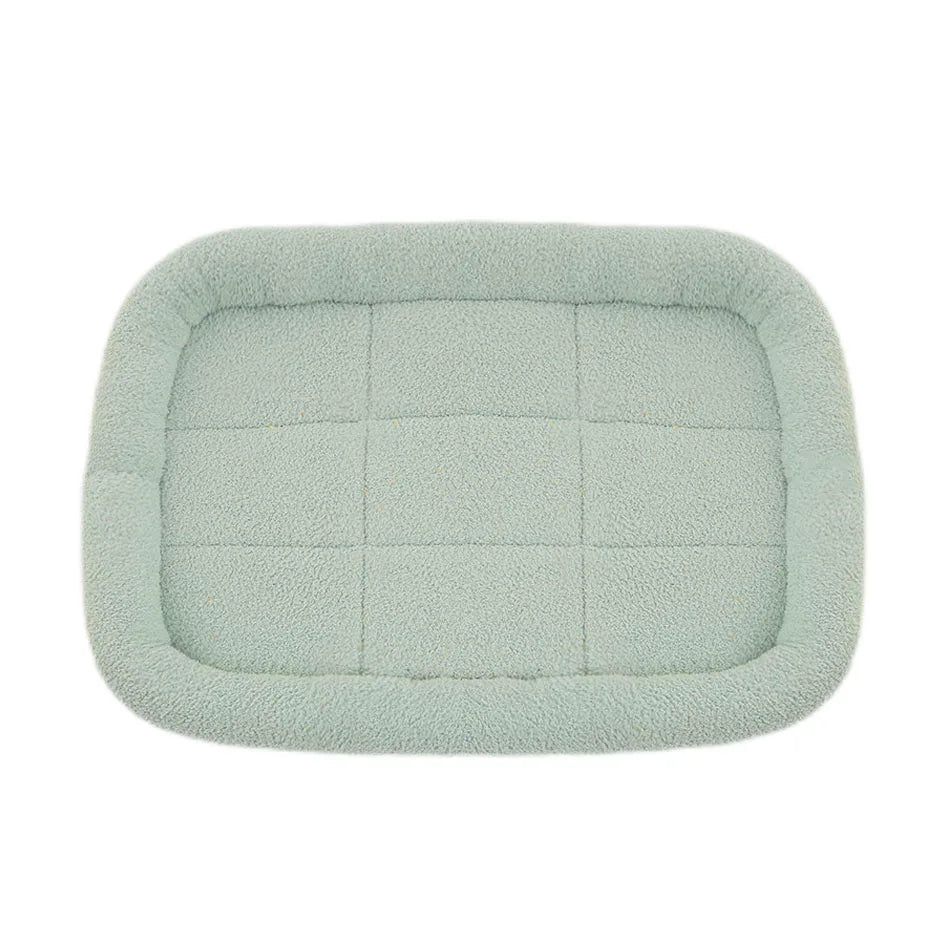 Soft Plush Square Dog Bed Mat Beds for Dogs Cat Small Medium Large Pet Sleep Calming Pad Cat Dog Bed Cushion Pet Supplies