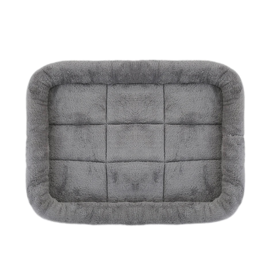 Soft Plush Square Dog Bed Mat Beds for Dogs Cat Small Medium Large Pet Sleep Calming Pad Cat Dog Bed Cushion Pet Supplies