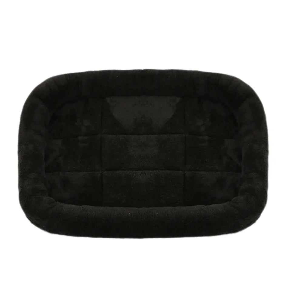 Soft Plush Square Dog Bed Mat Beds for Dogs Cat Small Medium Large Pet Sleep Calming Pad Cat Dog Bed Cushion Pet Supplies